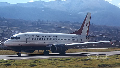 Avión Presidencial B737-500